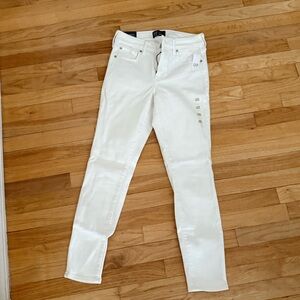 GAP White Skinny Jeans Crisp Denim
